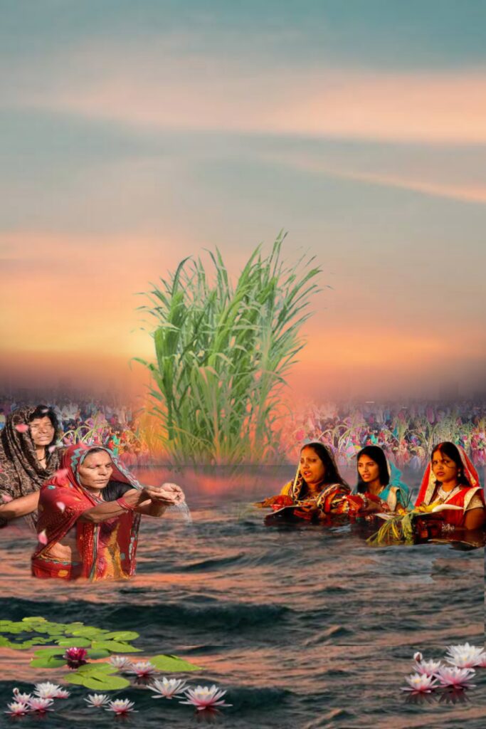 Happy Chhath puja editing background images